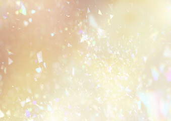 キラキラと輝くプリズムライト背景