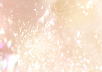 キラキラと輝くプリズムライト背景