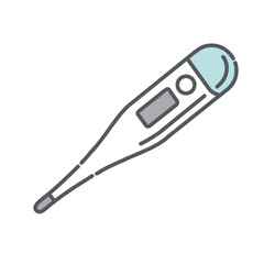 電子体温計（脇で測る体温計）のイラスト