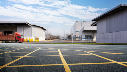 Factory, factory, warehouse, industrial park, production base, large factory, modern factory;