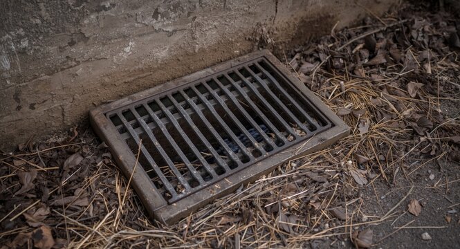 Catch basin installation incorporating a vaned grate for effective straw and sediment capture