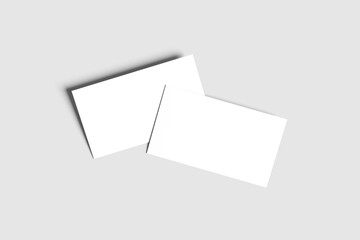 Blank Business Card Mockup
