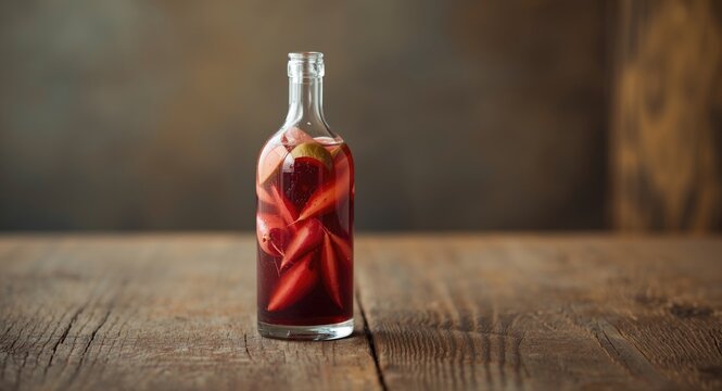 Crafted Organic Salgam Drink Made from Fermented Beetroot and Root Vegetables