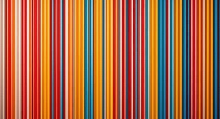 Obraz premium lively striped panel design featuring copy space