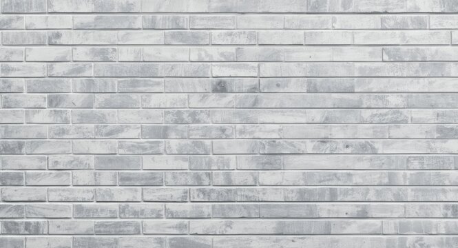 Grey infused white brick wall ideal for contemporary wallpaper and exterior use