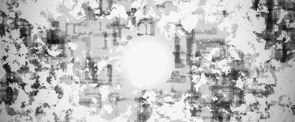 抽象的　水墨画　背景素材