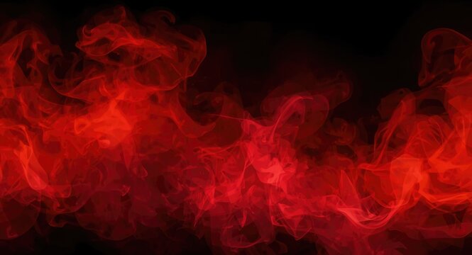 Abstract wallpaper displaying red flame and smoke texture with copy space