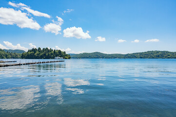 長野　夏の野尻湖