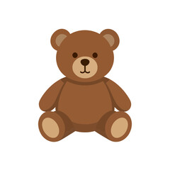 Obraz premium Teddy Bear Toy Icon For Children Apps And Websites