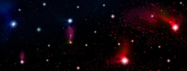 galaxy in a free space.