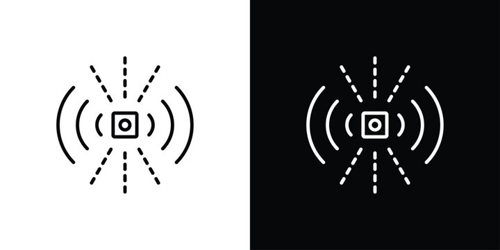 Sensor Icon Sheet Black And White