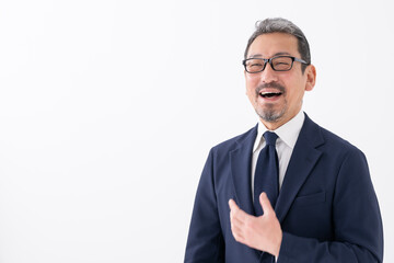 男性　ビジネス　話す