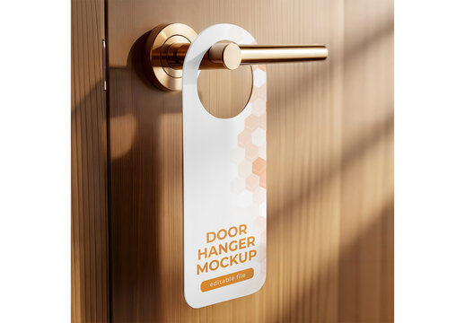 Door Hanger Mockup