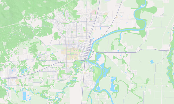 Corvallis Oregon map