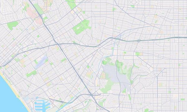 Culver City California map
