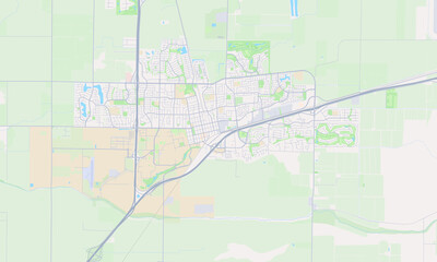 Fototapeta premium Davis California map