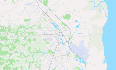 Obraz premium Dover Delaware map
