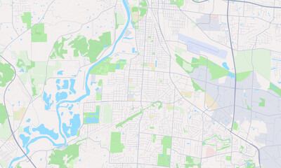 Fototapeta premium Fairfield Ohio map