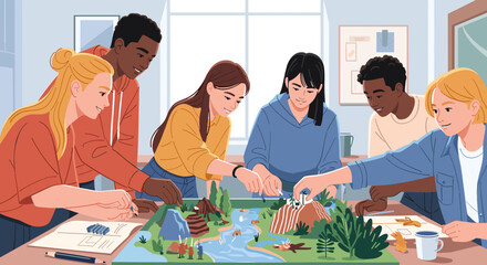 A calm student diligently writes notes, perfect for educational content or motivational themes. © Citra Bulan