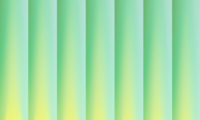 Obraz premium Vibrant green and yellow gradient background with vertical stripes