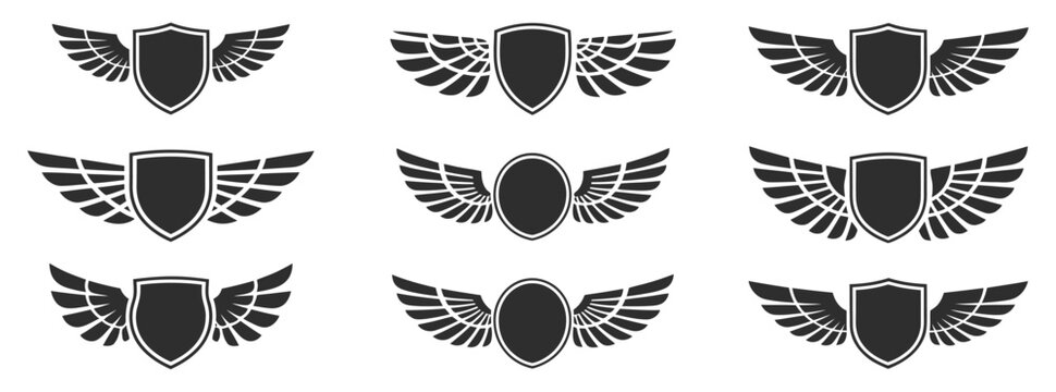 Shields with Wings, Winged Shield Emblem