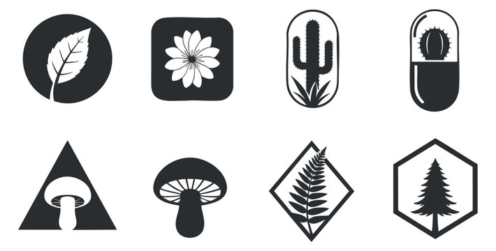 A collection of various microchip designs including DIP, SOIC, and QFN in black and white outline vector style, ideal for technology and electronics projects