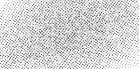 modern Halftone effect dotted black gradient background. Vector abstract texture, minimal pixilated pattern. Eps10 vector
