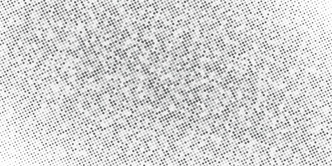 Halftone effect dotted black gradient background. Vector abstract texture, minimal pixilated pattern. Eps10