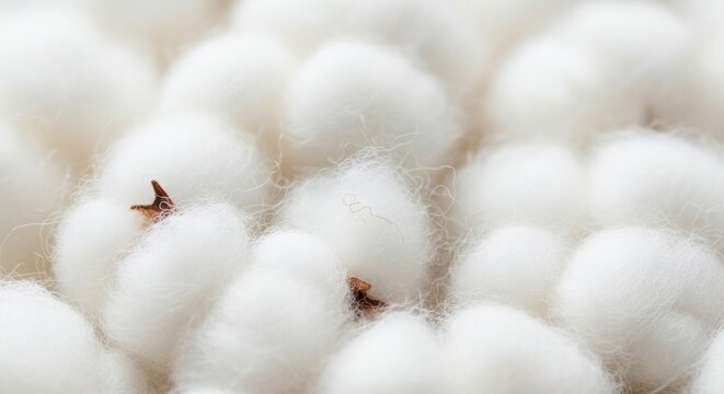 Soft cloud cotton blossoms background Purity texture.