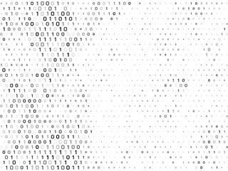 Modern Binary code concept digital background for programming and coding