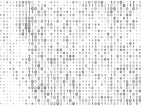 Abstract Binary code dgital background for programming or coding