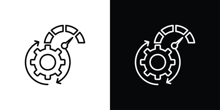 Responsible Icon Sheet Multiple Style Collection Isolated Vector