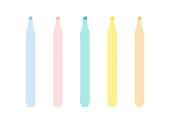 Marker illustration set