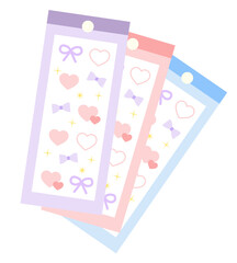Cute sticker illustration