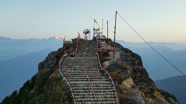 Kartik Swami Temple and Chaumbhamba Peak, Malkhi, Rudraprayag, Uttarakhand