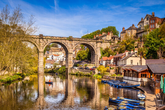 Knaresborough Viaduct and River Nidd, Yorkshire Dales