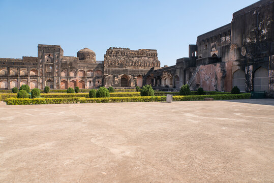 Bidar Fort, 15th century Bahmani architecture, historical religious and rich heritage site, Bidar, Karnataka, India.