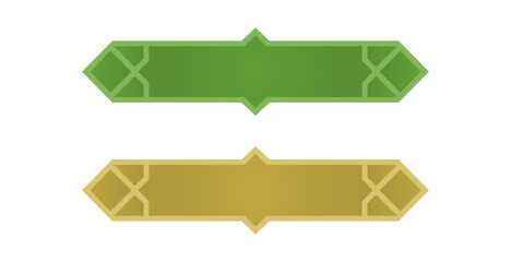 Ramadan Islamic Decorative Frame Shape Banner 