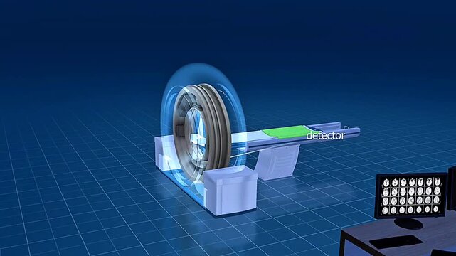 CT Scanner 3D view