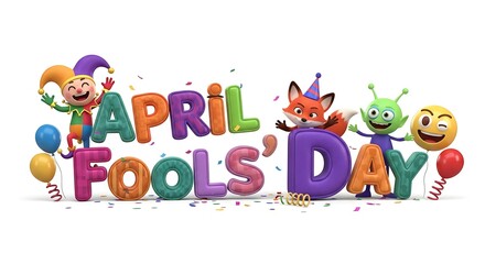 April fools' day cartoon characters