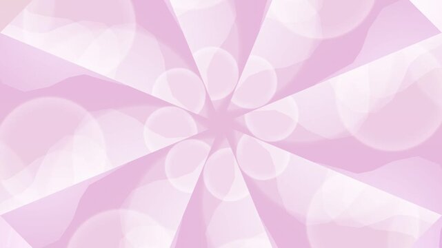 Soft Pink Floral Pattern Animation Background.