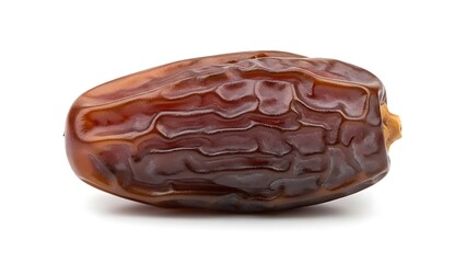 A close-up view of a single date fruit