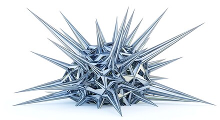 This is a blue ice crystal formation