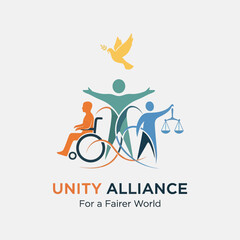 Unity Alliance Logo People Diversity Equality.