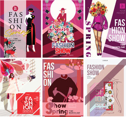 Spring Fashion Show Poster Design