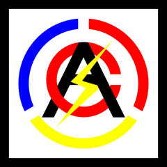 logo with the letters A C and electricity