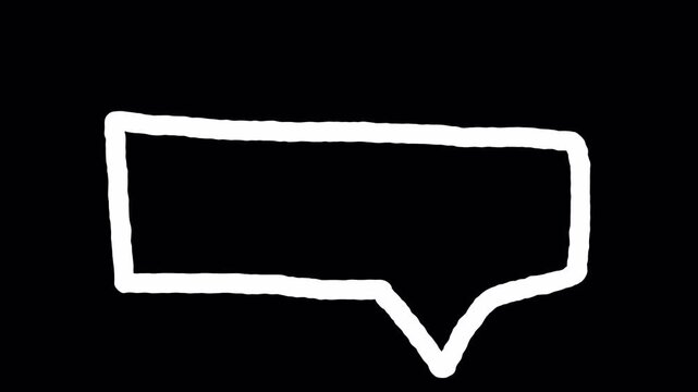 Chalk scribble doodle element for poster. Handwritten doodles. Rough hand drawn marker sketch with brush grunge texture.