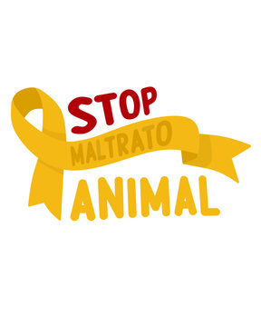 Stop maltrato animal.