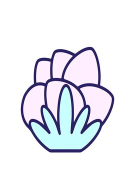 stretching up animation of eggs simple design