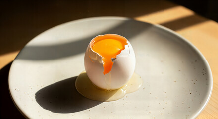 Easter sunday celebration with delicious dessert on white plate